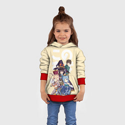 Толстовка-худи детская KonoSuba, цвет: 3D-красный — фото 2