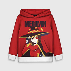 Толстовка-худи детская Megumin, цвет: 3D-белый