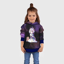 Толстовка-худи детская Genshin Impact, цвет: 3D-синий — фото 2