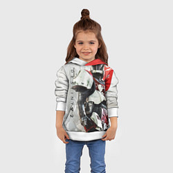 Толстовка-худи детская DESTINY, TITAN, цвет: 3D-белый — фото 2