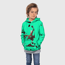 Толстовка-худи детская Undertale, цвет: 3D-меланж — фото 2