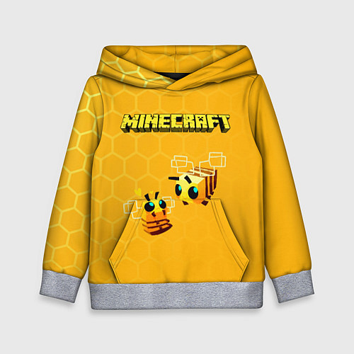 Детская толстовка Minecraft / 3D-Меланж – фото 1