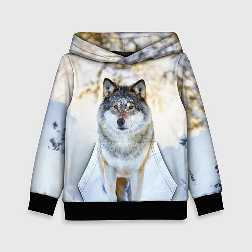 Детская толстовка Я зимой / 3D-Черный – фото 1