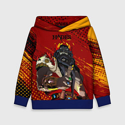 Толстовка-худи детская Hades - Аид, цвет: 3D-синий