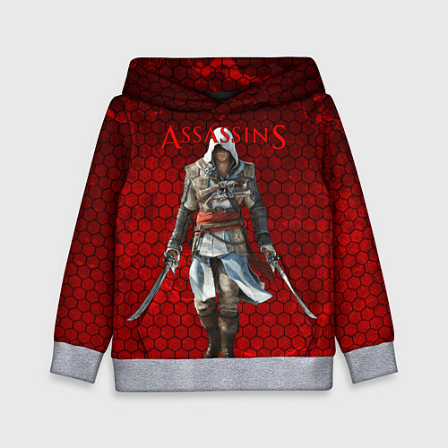 Детская толстовка Assassin’s Creed / 3D-Меланж – фото 1