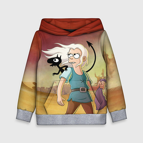 Детская толстовка Разочарование / 3D-Меланж – фото 1