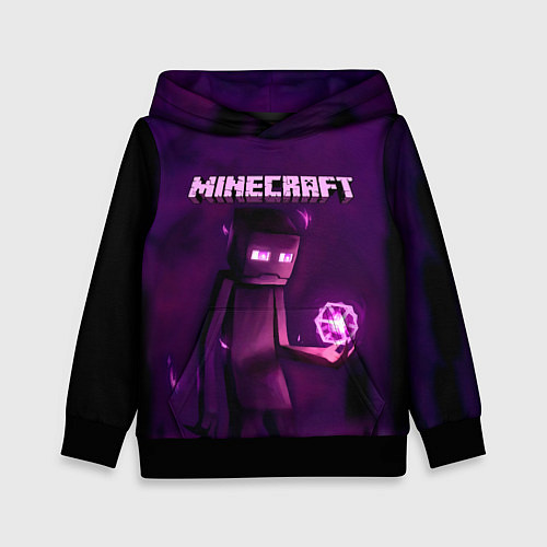 Детская толстовка Minecraft Слендермен / 3D-Черный – фото 1