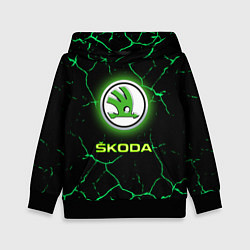 Толстовка-худи детская SKODA, цвет: 3D-черный