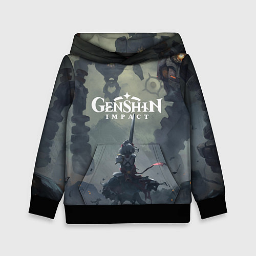 Детская толстовка Genshin impact Noelle / 3D-Черный – фото 1