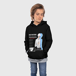Толстовка-худи детская Сатору Гото Магическая битва, цвет: 3D-меланж — фото 2
