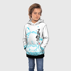 Толстовка-худи детская Gintama, цвет: 3D-черный — фото 2
