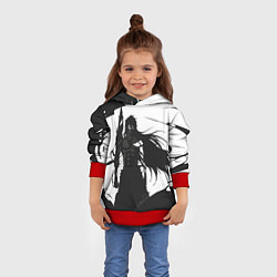 Толстовка-худи детская Bleach Блич, цвет: 3D-красный — фото 2