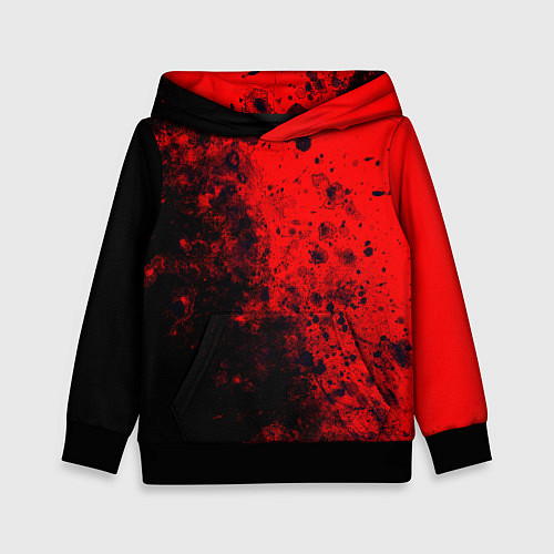 Детская толстовка Пятна Крови / 3D-Черный – фото 1