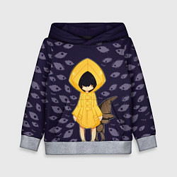 Толстовка-худи детская Little Nightmares Глаза, цвет: 3D-меланж