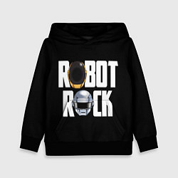 Толстовка-худи детская Robot Rock, цвет: 3D-черный