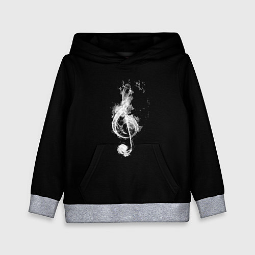 Детская толстовка Ключ из дыма / 3D-Меланж – фото 1