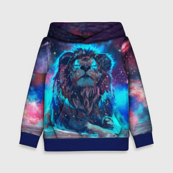 Толстовка-худи детская Galaxy Lion, цвет: 3D-синий