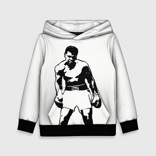 Детская толстовка The Greatest Muhammad Ali / 3D-Черный – фото 1