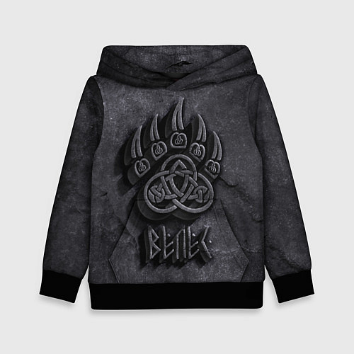 Детская толстовка Печать Велеса / 3D-Черный – фото 1