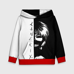 Толстовка-худи детская Kaneki X Tokyo Ghoul, цвет: 3D-красный