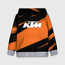 Толстовка-худи детская KTM КТМ, цвет: 3D-меланж