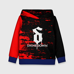 Толстовка-худи детская Shinedown, цвет: 3D-синий