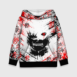 Толстовка-худи детская ТОКИЙСКИЙ ГУЛЬ КЕН КАНЕКИ, цвет: 3D-черный