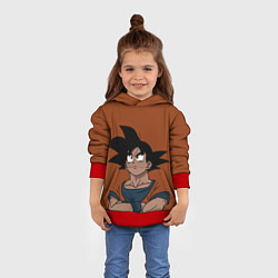 Толстовка-худи детская DRAGON BALL ДРАГОН БОЛЛ, цвет: 3D-красный — фото 2