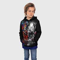 Толстовка-худи детская TIGER, цвет: 3D-синий — фото 2