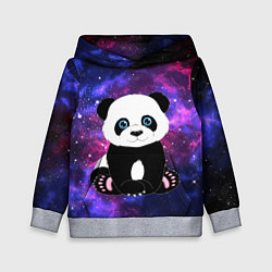 Толстовка-худи детская Space Panda, цвет: 3D-меланж