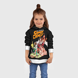 Толстовка-худи детская Шаман Кинг Ремейк аниме, цвет: 3D-белый — фото 2