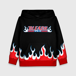 Толстовка-худи детская BLEACH FLAME БЛИЧ ПЛАМЯ, цвет: 3D-красный