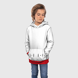 Толстовка-худи детская ФОРМА КАПИТАНА ГОТЕЙ 13 СПИНА, цвет: 3D-красный — фото 2