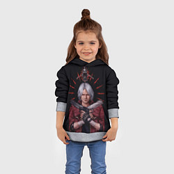 Толстовка-худи детская Saint Dante, цвет: 3D-меланж — фото 2