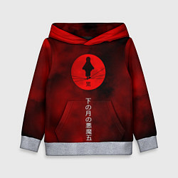 Толстовка-худи детская Клинок, рассекающий демонов Kimetsu no Yaiba, цвет: 3D-меланж