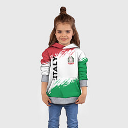 Толстовка-худи детская MADE IN ITALY, цвет: 3D-меланж — фото 2
