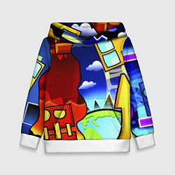 Детская толстовка Geometry Dash