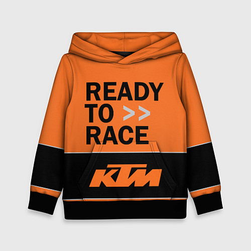 Детская толстовка KTM READY TO RACE Z / 3D-Черный – фото 1