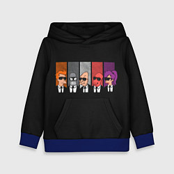 Толстовка-худи детская Agents Futurama, цвет: 3D-синий
