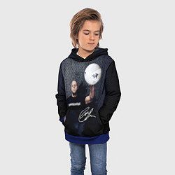 Толстовка-худи детская Roberto Carlos Подпись, цвет: 3D-синий — фото 2
