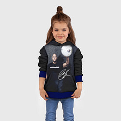 Толстовка-худи детская Roberto Carlos Подпись, цвет: 3D-синий — фото 2