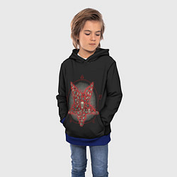 Толстовка-худи детская Star of Isaac, цвет: 3D-синий — фото 2