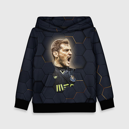 Детская толстовка Iker Casillas / 3D-Черный – фото 1