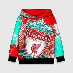 Толстовка-худи детская LIVERPOOL ЛИВЕРПУЛЬ, цвет: 3D-черный