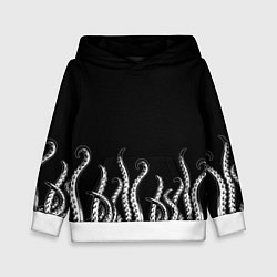 Толстовка-худи детская Octopus Щупальца, цвет: 3D-белый