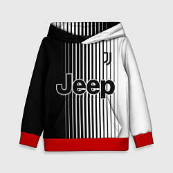 Толстовка-худи детская ЮВЕНТУС JUVENTUS, цвет: 3D-красный