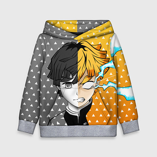 Детская толстовка ПУТЬ ЗЕНИЦУ КЛИНОК / 3D-Меланж – фото 1