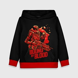 Толстовка-худи детская Bound of blood, цвет: 3D-красный