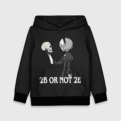 Детская толстовка 2B OR NOT 2B / 3D-Черный – фото 1