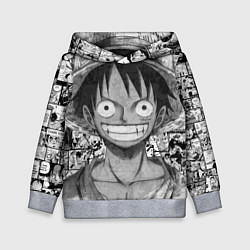 Детская толстовка Луфи улыбается one piece